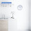 Premium Silver Wall Clock, Wall Decoration, Modern Silent Wall Clock for Home Office Kitchen (25cm, Silver) 7