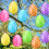 Inflatable Easter Eggs, Easter Eggs, Easter Decoration Easter Eggs for Hanging Outdoor Easter Eggs Decoration Yellow 2