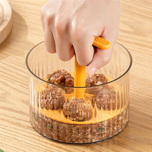 Translucent Meatball Maker, Meatball Maker with Container, Creatives Kitchen Meat Baller Maker Press Tool, Kitchen Tool 2