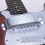 1 St Stål Elgitarr Pickup Skyddsskydd för Jazzbas JB Elbasgitarr för  med 2 Skruvar Silver 6