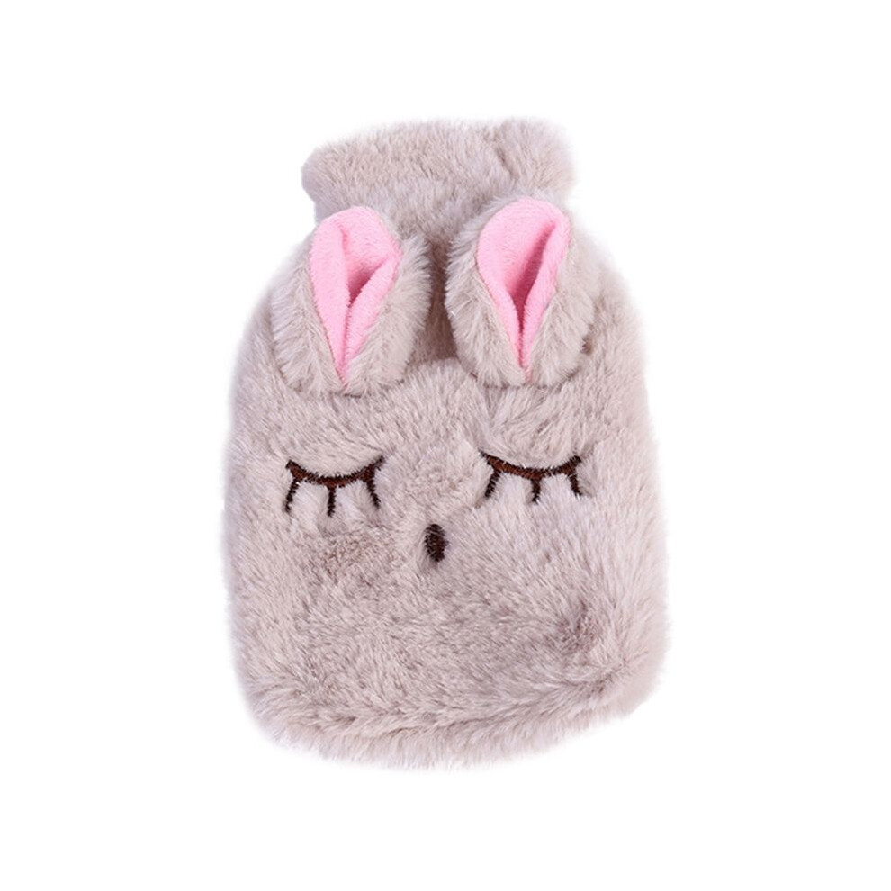 Winter Hot Water Bottle PVCPlush Shoulder Hand Warmer Heat Pack Reusable Heating Bag Household Thermal Sack AccessoriesB