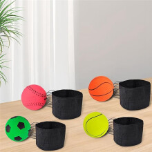A Bouncy Hand Bouncy Wrist Elastic Wrist Balls Hover Soccer Wristband Toys for Wrist Balls Kids Outside Toys