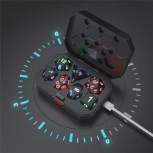 Electronic Dices USB Rechargeable Luminous Dices Glow DND Dices Polyhedral Dices Board Game Party Entertainment Toy
