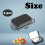 2 PCS Small Storage Box with Lid Rectangular Small Tin Boxes Metal Box with Lid Small Tin Box for Home Storage Black 7