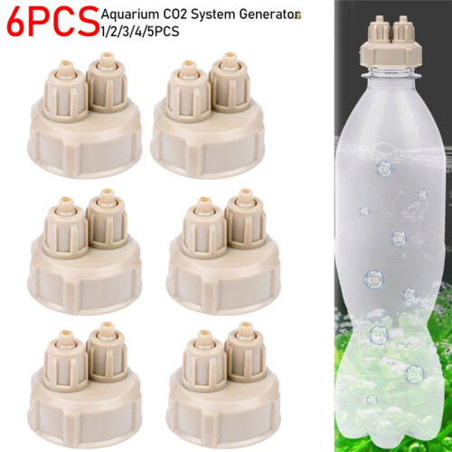 Aquarium CO2 System Generator Bottle Cap Fish Tank Plant Air Diffuser Generator Tool Carbon Dioxide Reactor Instrument 2