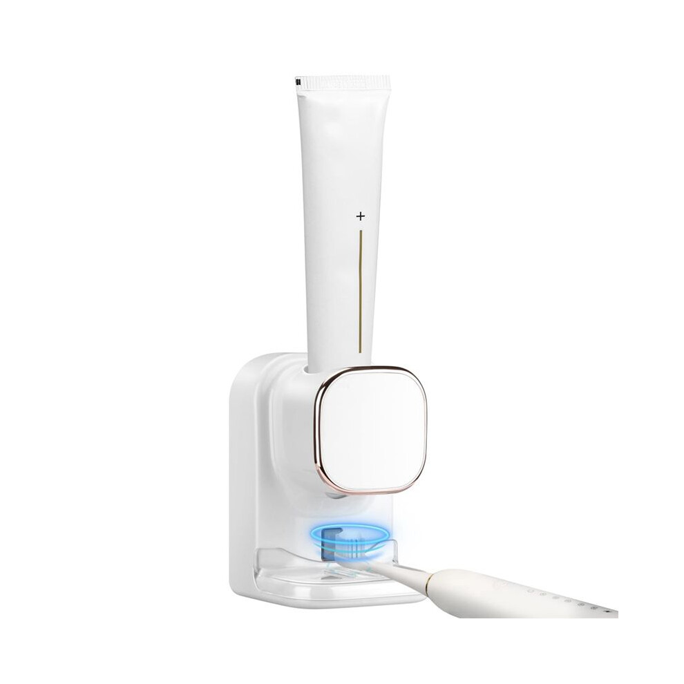 Automatic Toothpaste Dispenser Toothpaste Dispenser for Electric Toothpaste Dispenser Wall Mounted for Bathroom,White