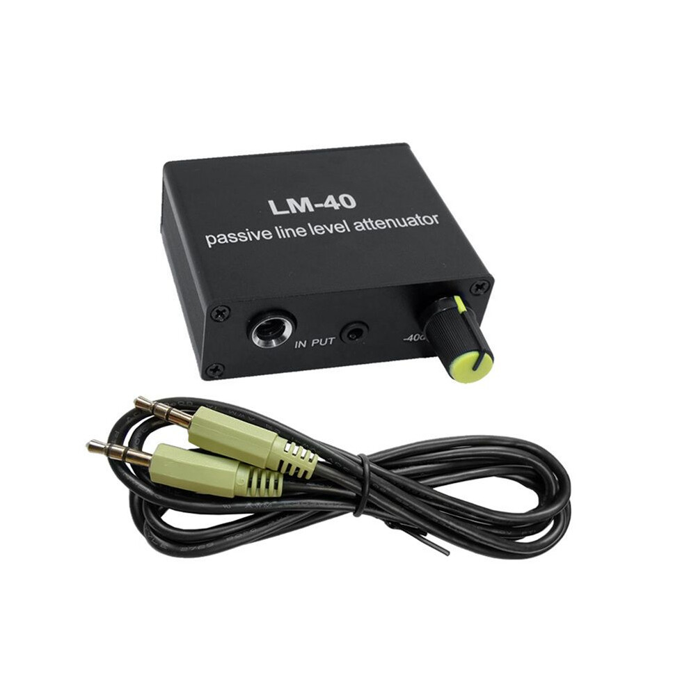 Audio Passive Attenuator, Output Signal Sound Card,Speaker,Microphone,Mic Port,High Low Level Converter+3.5 4711520384841