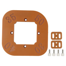 4 in 1 Woodworking Router Template for Precise Corner Radius Jig R10R50, Durable Plastic Tool