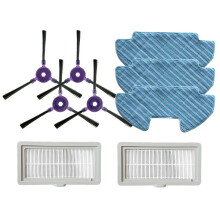 Main Brush Filters Side Brush Mop Cloth Kit for Powerbot-E VR05R5050WK Robotic Vacuum Cleaner Floor Cleaning