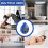 Digital Bathroom Clock Waterproof Shower Clock Timer Temperature Humidity Visual Countdown Timer Wall Clock 6