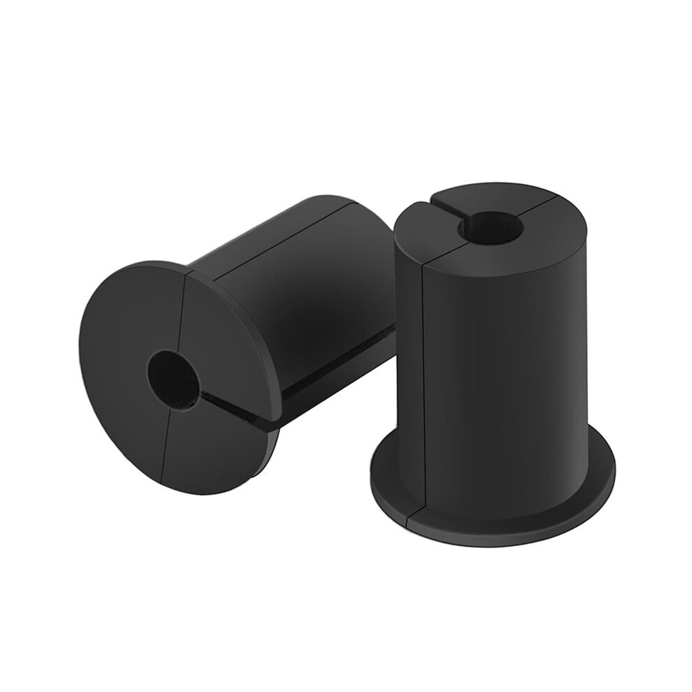 2Pcs Cable Routing Kit For Starlink, Cable Feed Through Bushings For 1Inch Wall Hole, Ethernet Cable Wall Grommet,Black 4713694600512