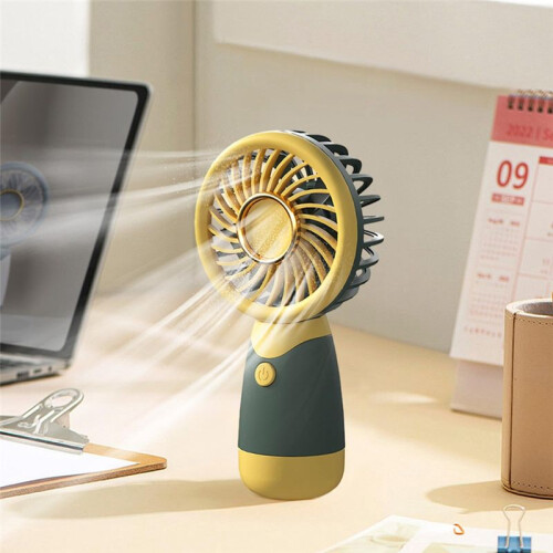 Handheld Ventilator Rand Kleine Ventilator Handheld Pocket  Ventilator Draagbare USB Oplaadbare Ventilator Cadeau Stil,A 1