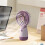 Handheld Ventilator Rand Kleine Ventilator Handheld Pocket  Ventilator Draagbare USB Oplaadbare Ventilator Cadeau Stil,A 8