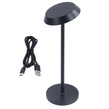 Lampă de masă LED din aliaj de aluminiu, reîncărcabilă, 200 lm