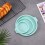 4Pcs Silicone Cake Pan Round Cake Layer Set Silicone Bakeware Mold for Baking Tool Rainbow Cake and Mousse, , 4Inch 3