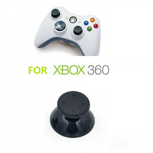 10Pcs 3D Analog Joystick Thumb Stick Grip Cap Button Repair Part Cover Thumbstick Replacement for  360 Controller 2