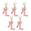 L Style Letter Keychain Cute Initial Letter Keychain Handle Pendant 1