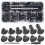 Chicago Screw Leather Rivets Assorted Screw Rivets M5 Chicago Binding Screws for Decorating PU  Belts(110PCS) B 1