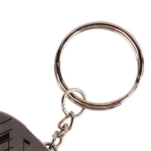 Metallic Silver 7pcs  Handheld Electronic Keyboard Keychain Pendant Can  Small Piano 2