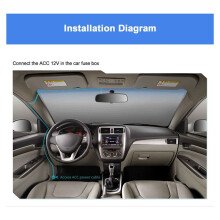 12/24V to 5V Car Dash Cam Wire 3.2m Mirror DVR Hardwire Cable Kit Video Recorder Micro-USB Charger