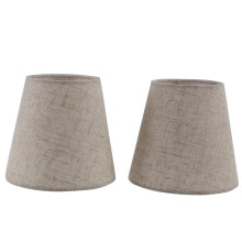 2Pcs Small Lamp Shade Cloth Lamp Cover Chandelier Lamp Dust Cover Fabric Lamp Accessory for Table Lamp and Floor Light