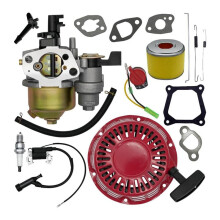 GX160 GX200 Tune Parts Carb Kit for GX120 4.0 5.5 6.5 196 212 Cc W/Carburetor+Pull Star +Coil+Air Filter Etc