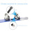 6PCS Snowboard Ankle Ladder Strap, Roller Skating Shoes Strap Snowboard Ladder Strap Binding Replacement with Screws 9
