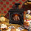 2PCS Dollhouse Miniature Simulation  Illuminated Fireplace Model DIY Accessories 3