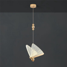 Pendant Lights Butterfly Model Chandeliers Lamp Indoor Lighting Home Decor Bedside Bar Chandelier Duplex Staircase Ins,A