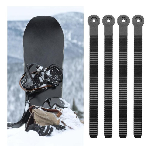6PCS Snowboard Ankle Ladder Strap, Roller Skating Shoes Strap Snowboard Ladder Strap Binding Replacement with Screws 1
