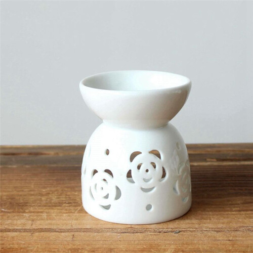 Ceramic Crafts Ceramic Hollow-Out Aromatherapy Stove  Candlestick Handmade Style 3 2
