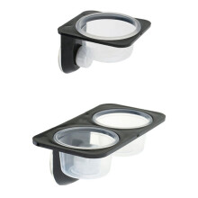 Reptiles & Amphibians Lizard Gecko Suction Cup Feed Bowls Food Container with Bowl for Reptile Food and Water Feeding-B