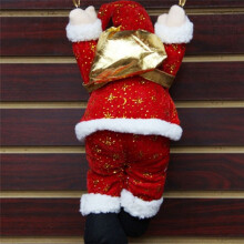 Parachute Santa Claus Christmas Decorations Outdoor Parachute Santa Claus Doll Pendant New Year Decor Ornaments