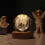 Valentines Day Gift  Crystal  Lamp 3D Planet Moon Lamp USB LED Night Light,E 6