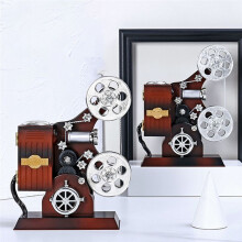 Retro Oude Film Projector Muziekdoos Model Woondecoratie Woonkamer Artware Gift