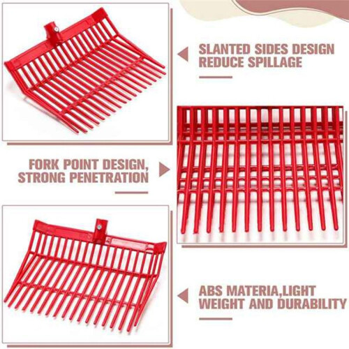 Manure Fork Replacement , Pitchfork , Horse Manure Rake, for Picking  Manure, Plastic Fork Replacement ,A 2