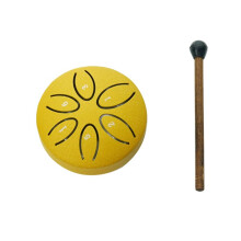 Tamburo Antipioggia per Esterni, Tamburo con Lingua In Acciaio 6 Note 3 Pollici Tamburo Chakra Tamburo A Percussione In Acciaio con Bacchette