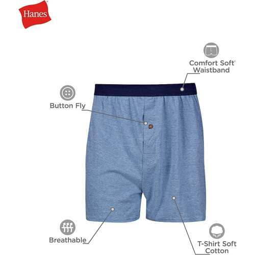 Hanes mens Underwear Boxers Pack, Multi-pack 2