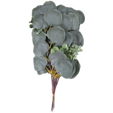 Fake Eucalyptus Leaves Stem Artificial Greenery Branches 10Pcs Silk Flowers Garland for Farmhouse Wedding Party Decor