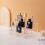 Acrylic Lifting Display Stand 3-Layer Perfume Tissue Display Stand Character Model Display Stand Dessert Rack 3