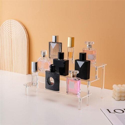 Acrylic Lifting Display Stand 3-Layer Perfume Tissue Display Stand Character Model Display Stand Dessert Rack 2