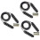 Weighted Skipping Rope, Suitable for Aerobic Exercise, Speed Training, Extreme Jumping Endurance Training Black 1