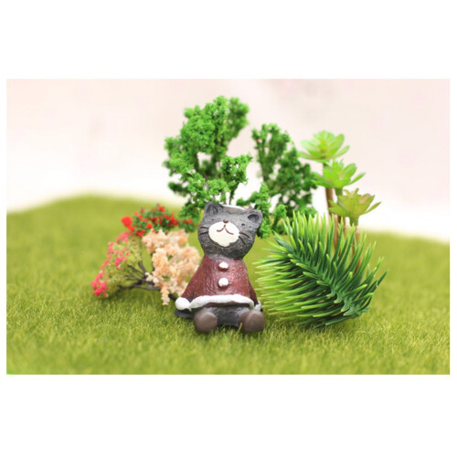 Artificial Turf DIY  Simulation Flocking Turf Moss Micro-Landscape Plant Landscaping 15x15cm