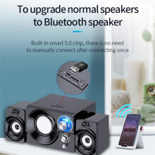 USB Wireless Audio Adapter 5.0 Audio Receiver Stereo System USB 5.0 USB Audio Adapter Wireless Receiver