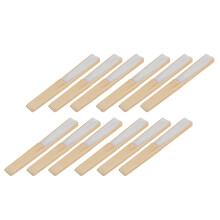 12 Pack Hand Held Fans White Paper fan Bamboo Folding Fans Handheld Folded Fan for Church Wedding Gift, Party Favors, DIY Decoration