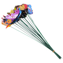20 Pieces Garden Butterflies Stakes And 4 Pieces Dragonflies Stakes Garden Ornaments For Yard Patio Party Decorations, Totally 24 Pieces