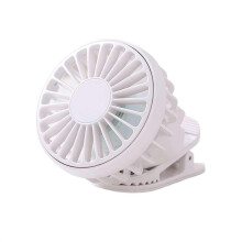 Clip On Hat Fan with Solar and Rechargeable Power, 3 Speeds Handsfree Cooling for Outdoor Hiking