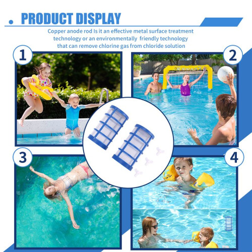 2PCS Replacement Filter Screen for Solar Pool Purifier Cleaner Ionizer 2