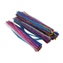 400 St RöRrenare 10 Olika FäRger Chenille StjäLkar HantverkstillbehöR Glitter RöRrengöRare för DIY Art  Crafts