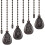 Ceiling Fan Pull Chains,4Pcs Bronze Extension Fan, Lamp Pull Chain Decorative Extender Ornament Fan Chain Connector 1